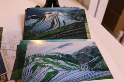 Terraced Fields In Longsheng Postcards Lot