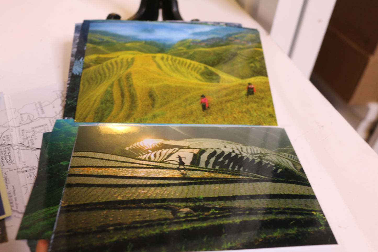 Terraced Fields In Longsheng Postcards Lot