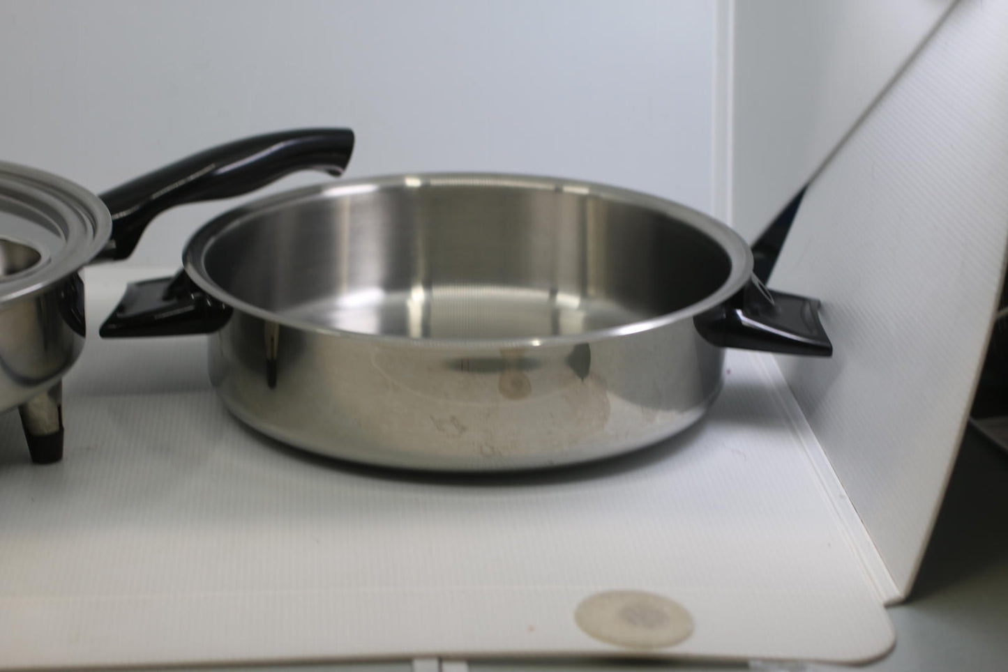 Vintage Welbilt 17230 Electric Skillet Stainless Steel 1150W w Egg Insert