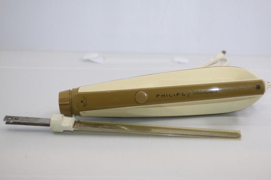 Vintage Philips Electric Knife – Model KB5235 – Mid-Century Kitchen Appliance