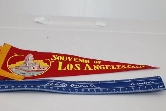 Vintage pennant felt Souvenir USA souvenir of los angeles California