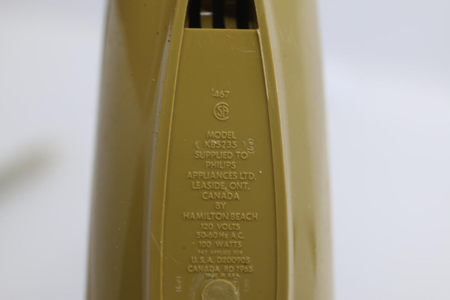 Vintage Philips Electric Knife – Model KB5235 – Mid-Century Kitchen Appliance