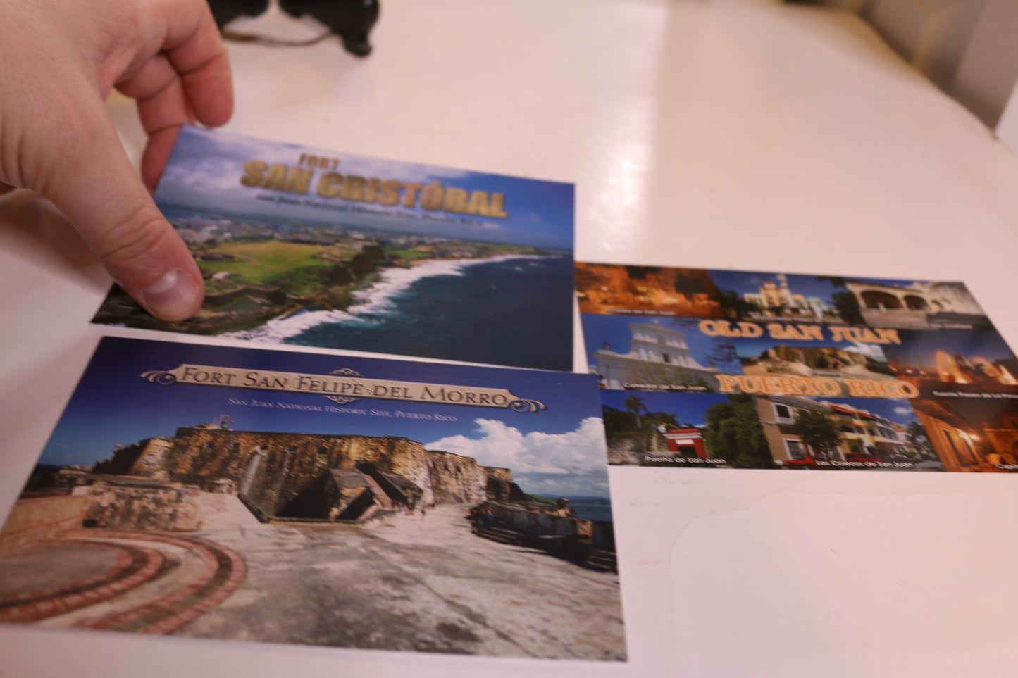 Lot Of 3 Old San Juan Puerto Rico Souvenir Post Cards Fort San Felipe Del Morro