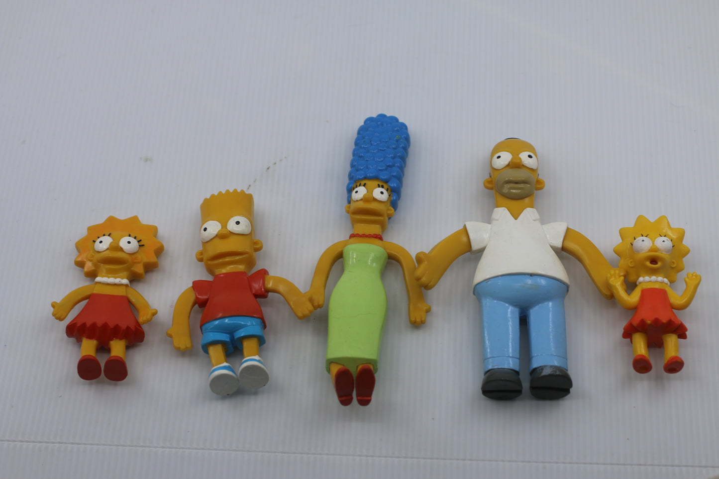 The Simpsons Bendy Rubber Figurines 2002 fox Matt Groening figures