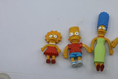 The Simpsons Bendy Rubber Figurines 2002 fox Matt Groening figures