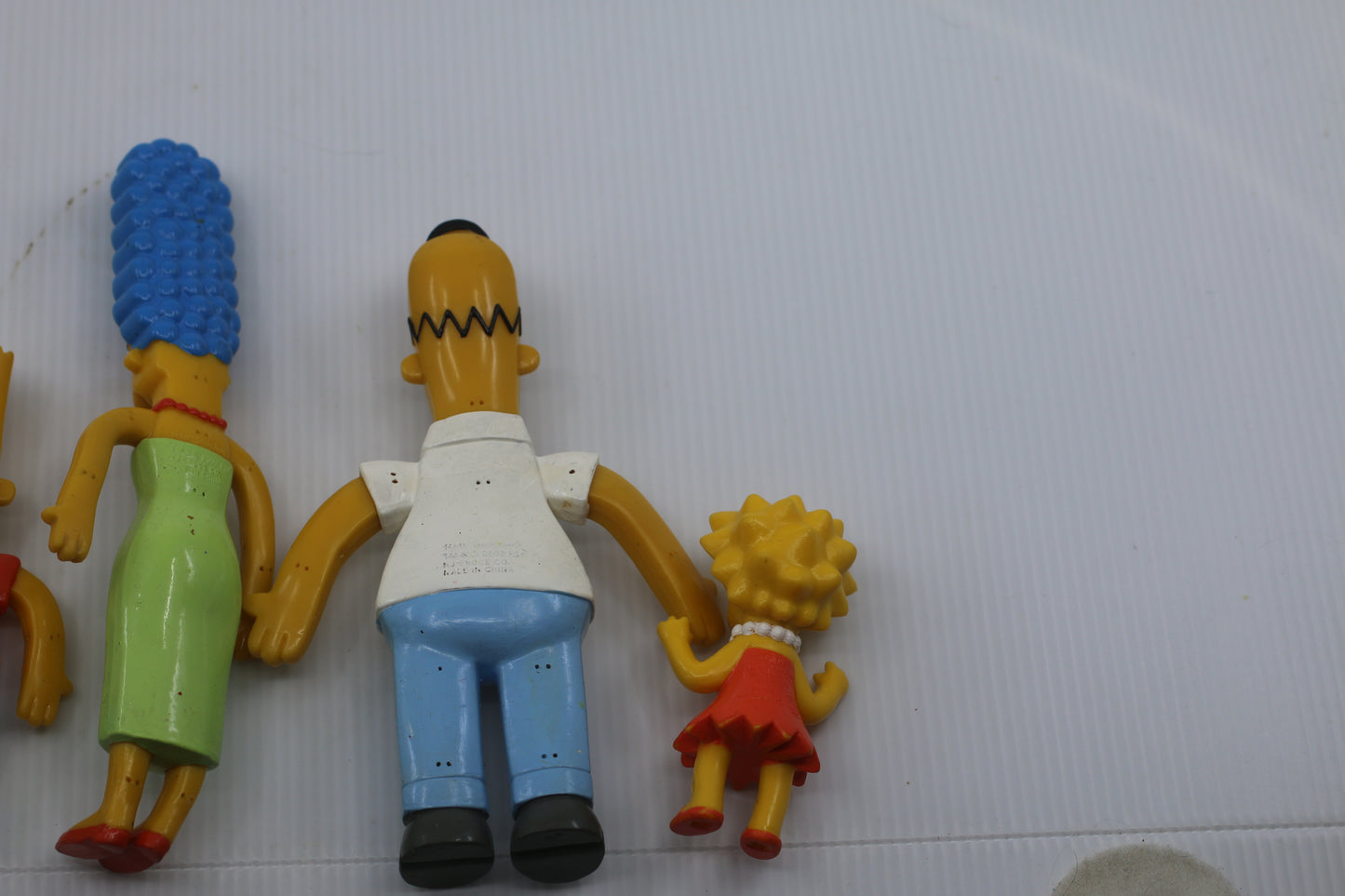 The Simpsons Bendy Rubber Figurines 2002 fox Matt Groening figures