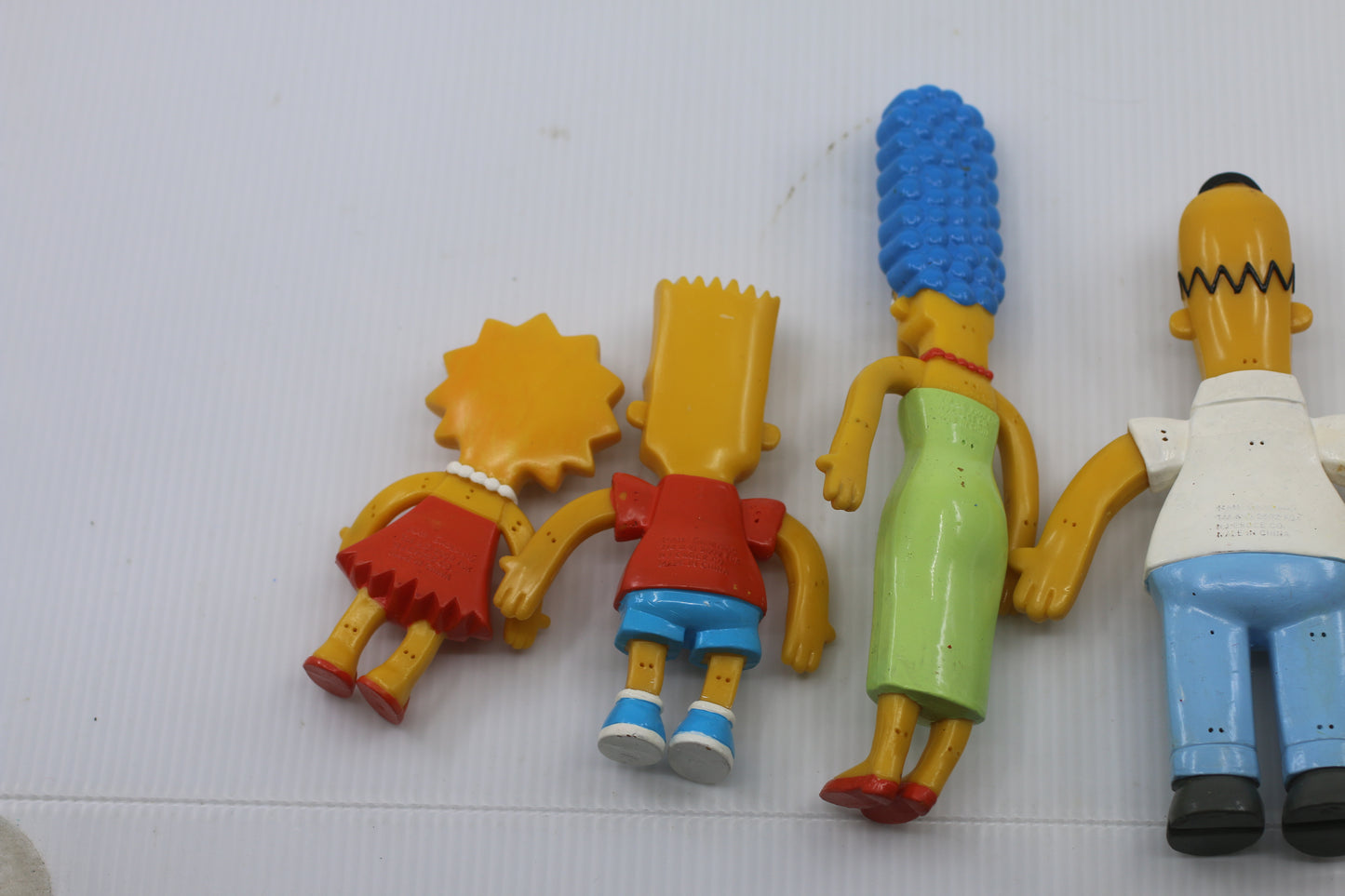 The Simpsons Bendy Rubber Figurines 2002 fox Matt Groening figures