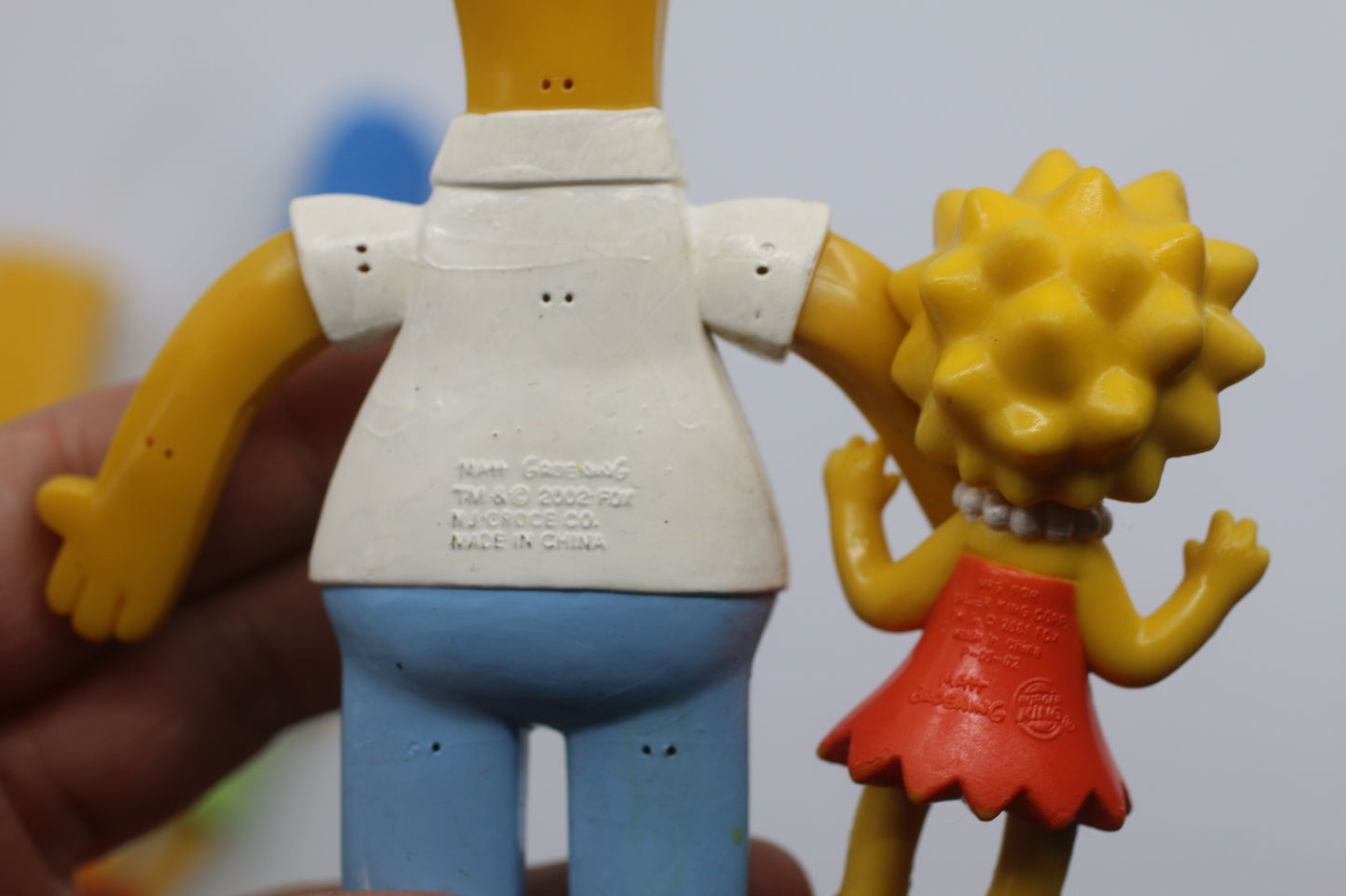 The Simpsons Bendy Rubber Figurines 2002 fox Matt Groening figures