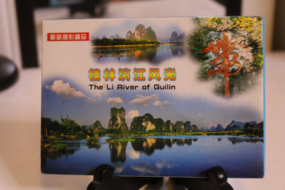 The Lo River Of Guilin Post Cards Lot With A Cardboard Map Souvenir