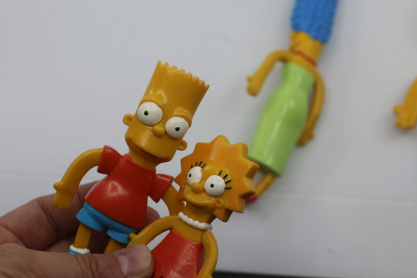 The Simpsons Bendy Rubber Figurines 2002 fox Matt Groening figures