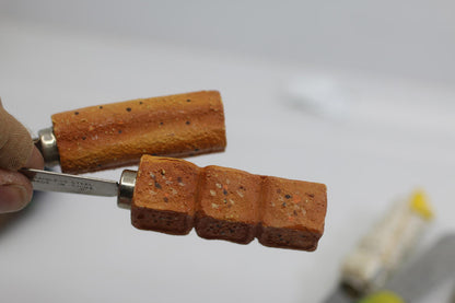 Set of 7 Novelty Butter Spreaders Fruit Bread Golf Handles