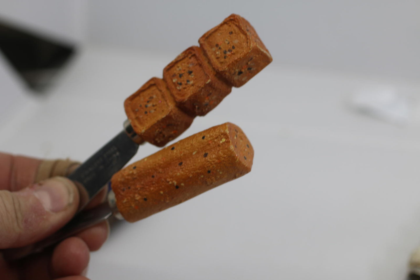 Set of 7 Novelty Butter Spreaders Fruit Bread Golf Handles