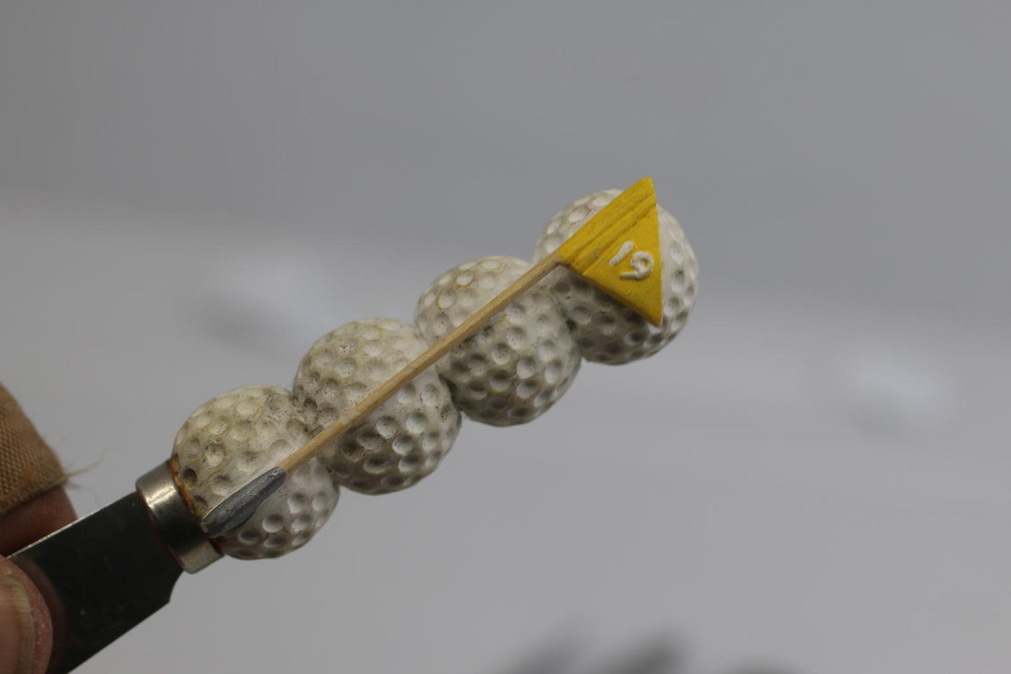 Set of 7 Novelty Butter Spreaders Fruit Bread Golf Handles