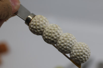 Set of 7 Novelty Butter Spreaders Fruit Bread Golf Handles