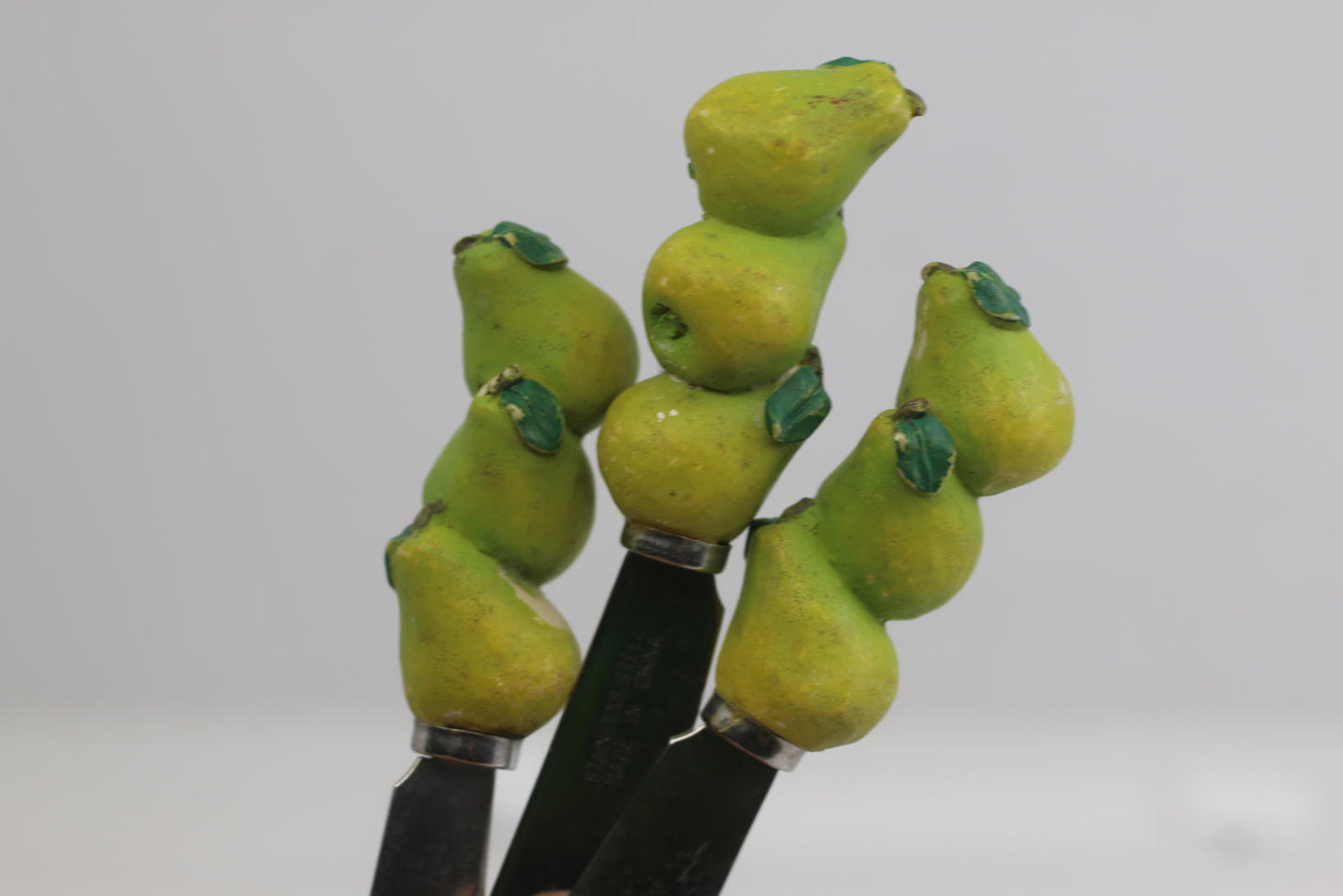 Set of 7 Novelty Butter Spreaders Fruit Bread Golf Handles