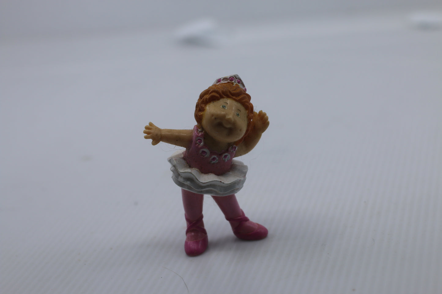 Vintage 1984 Cabbage Patch Kids Figurine Redhead Girl Ballerina Tutu Toy figure