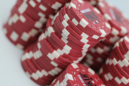 Lot of 150 WSOP World Series Poker Red 11.5g Casino Style Chips