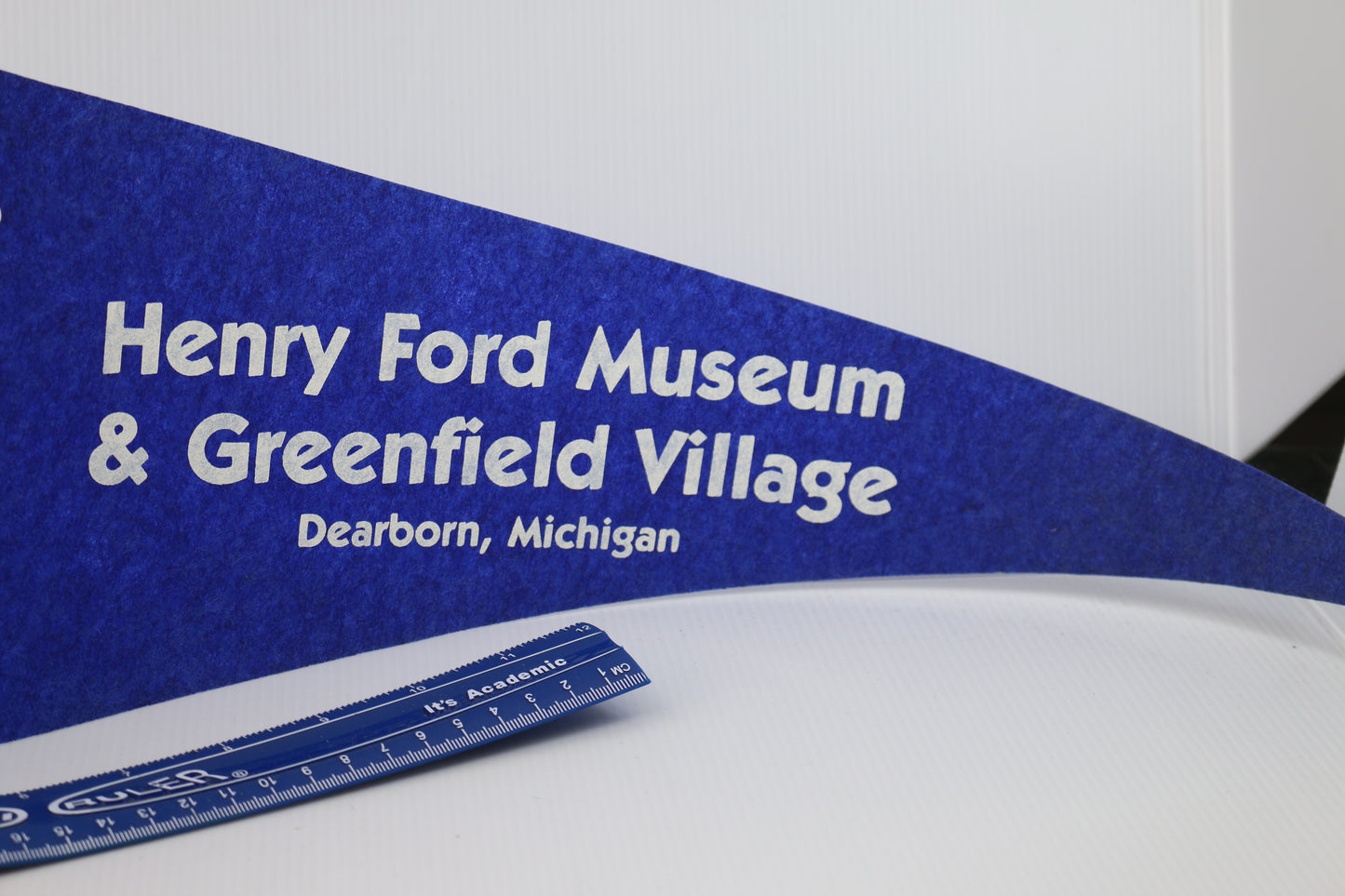 Vintage Souvenir Felt Pennant Henry Ford museum & Greenfield Village Michigan