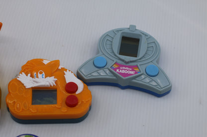 McDonald’s BurgerKing Happy Meal Toys SEGA Sonic 6 Handheld Games LOT