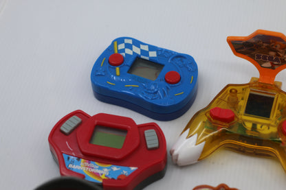 McDonald’s BurgerKing Happy Meal Toys SEGA Sonic 6 Handheld Games LOT