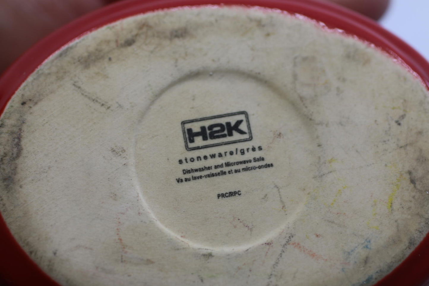 H2K Mini Red Stoneware Cocotte Set of 2 w Lids Oven Safe