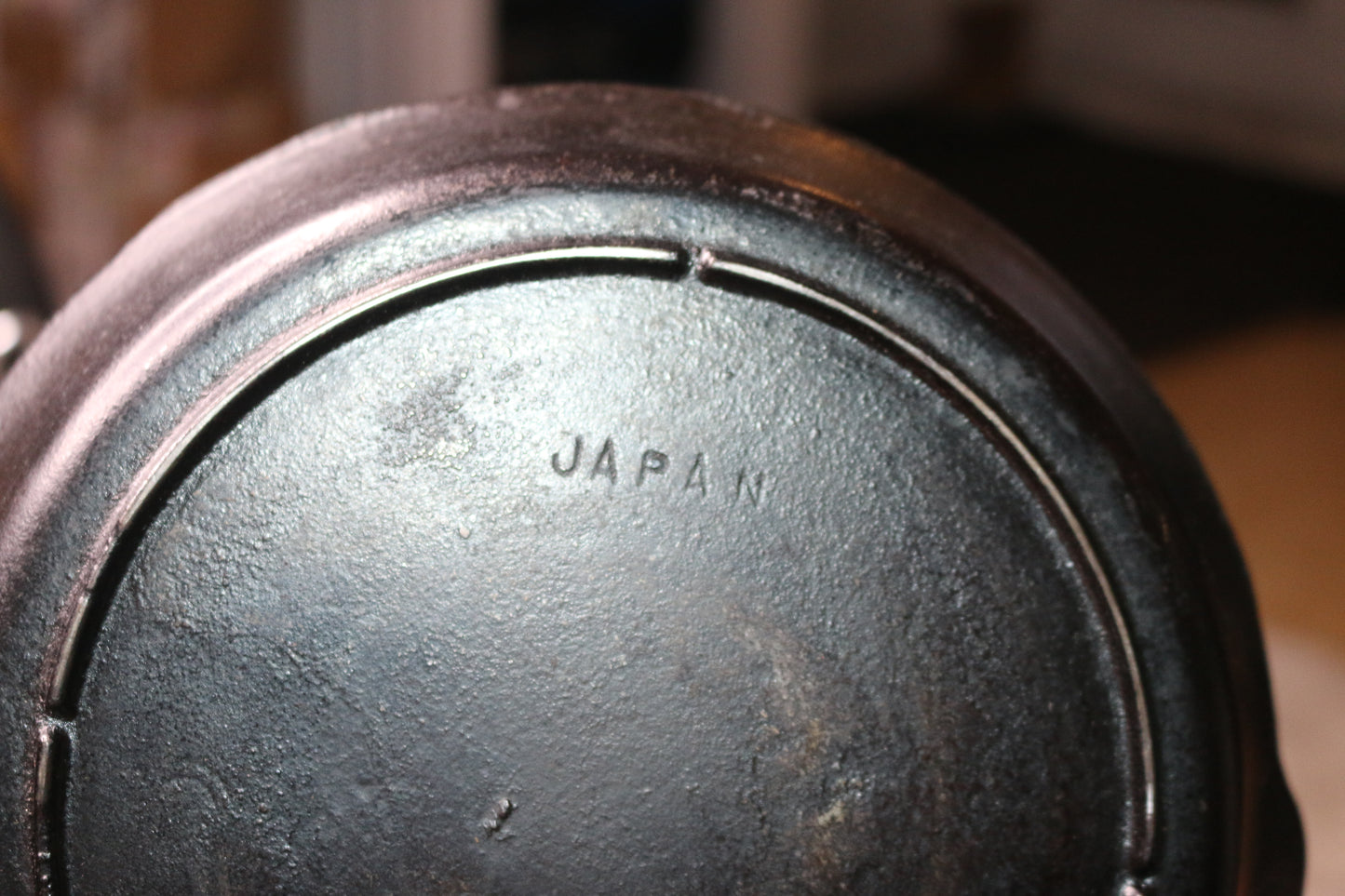 Vintage Cast Iron Fry Pan,  Made In Japan 02-9 3