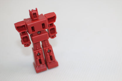 Vintage Bioman Bio Robo Mini Figure Red Super Sentai Plastic Robot Japan TOY