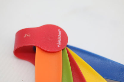 ThinkKitchen Set of 5 Colorful Measuring Spoons