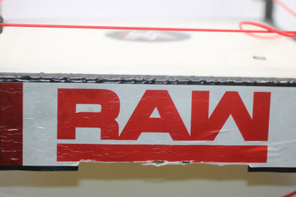 WWE Raw Mattel Figure 2010 Wrestling Ring W/ Spring Loaded Mat 12x12Square WWF