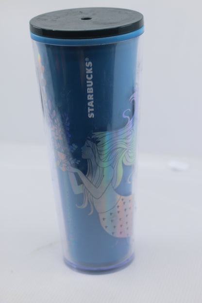 Starbucks 2021 Christmas Holiday Siren/Mermaid Blue Color Change Tumbler 24oz