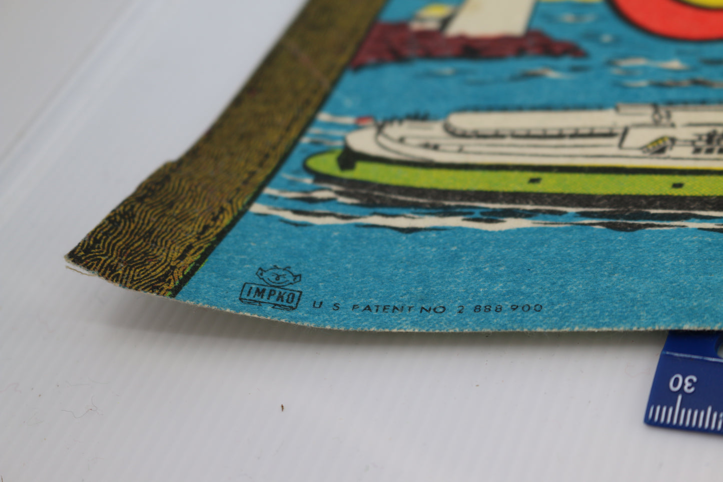 Vintage pennant felt souvenir Cape May-Lewes ferry Impko No.2888900