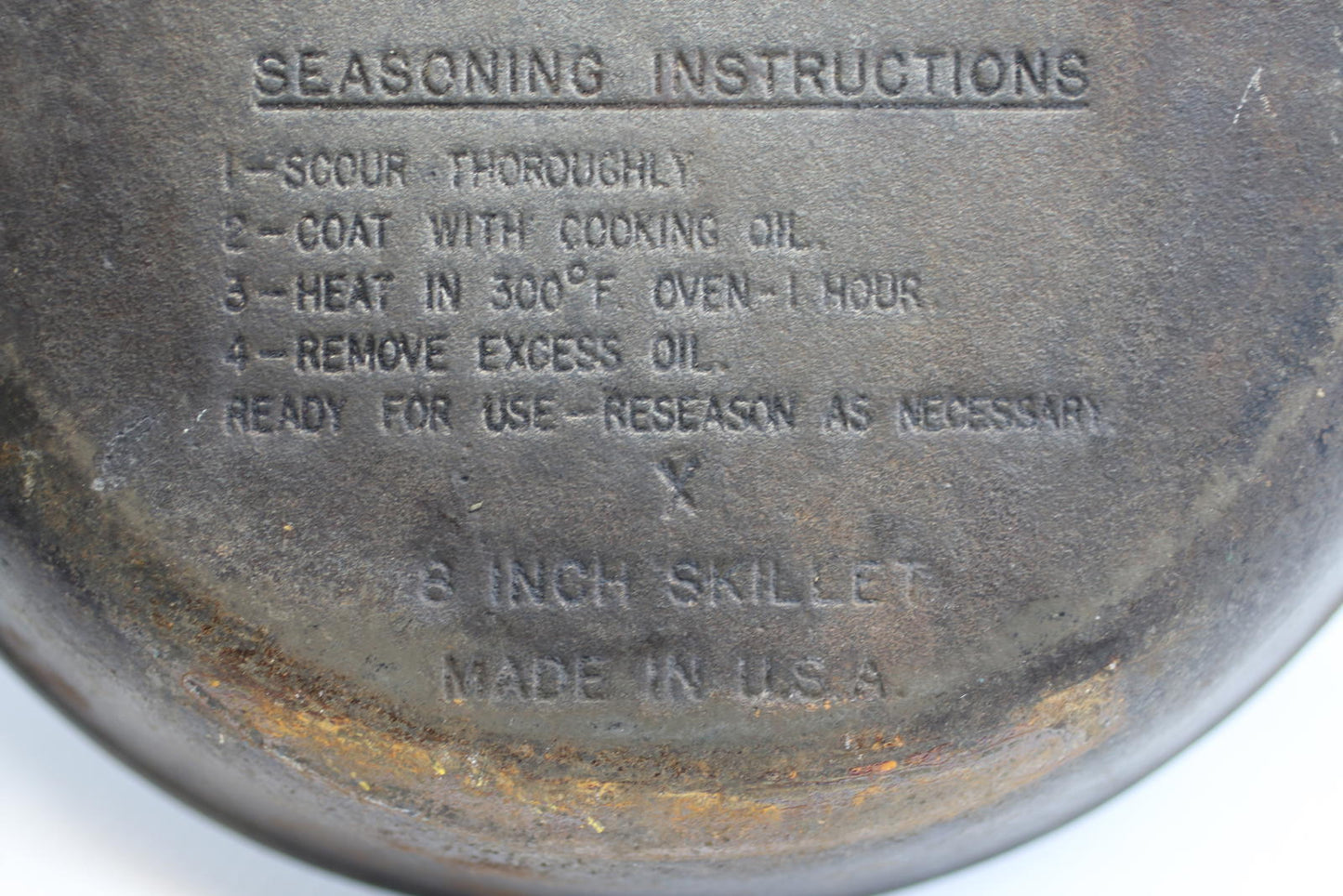 Wagner’s 1891 Original 8 Inch Cast Iron Skillet Frying Pan Made in USA