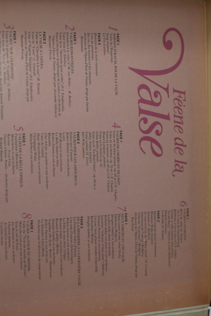 Féerie de la Valse Vinyl Record  lot of Vynils Album Sélection readers Digest