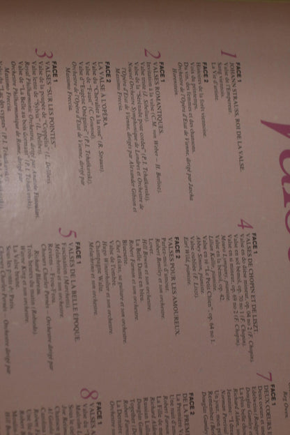 Féerie de la Valse Vinyl Record  lot of Vynils Album Sélection readers Digest