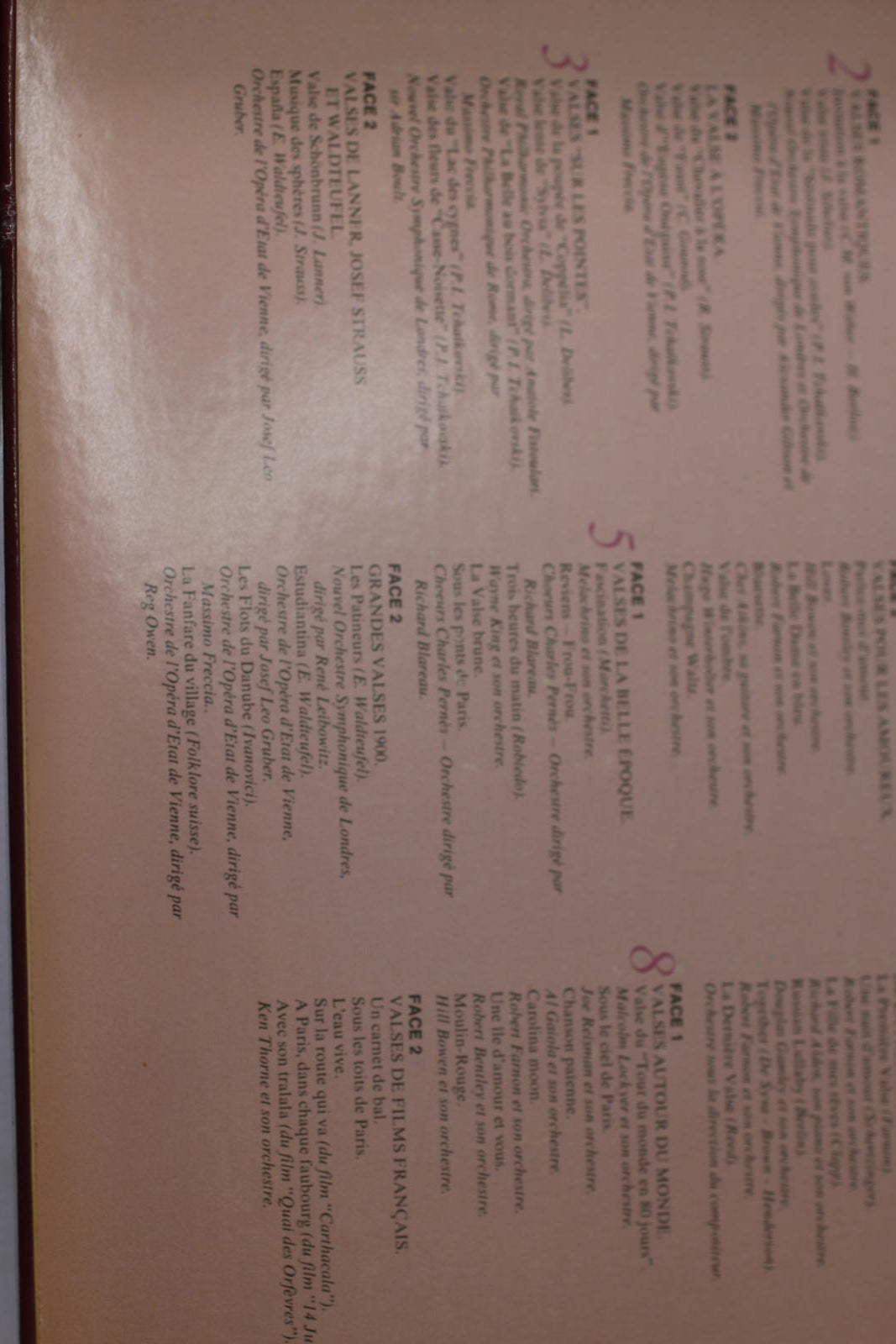 Féerie de la Valse Vinyl Record  lot of Vynils Album Sélection readers Digest
