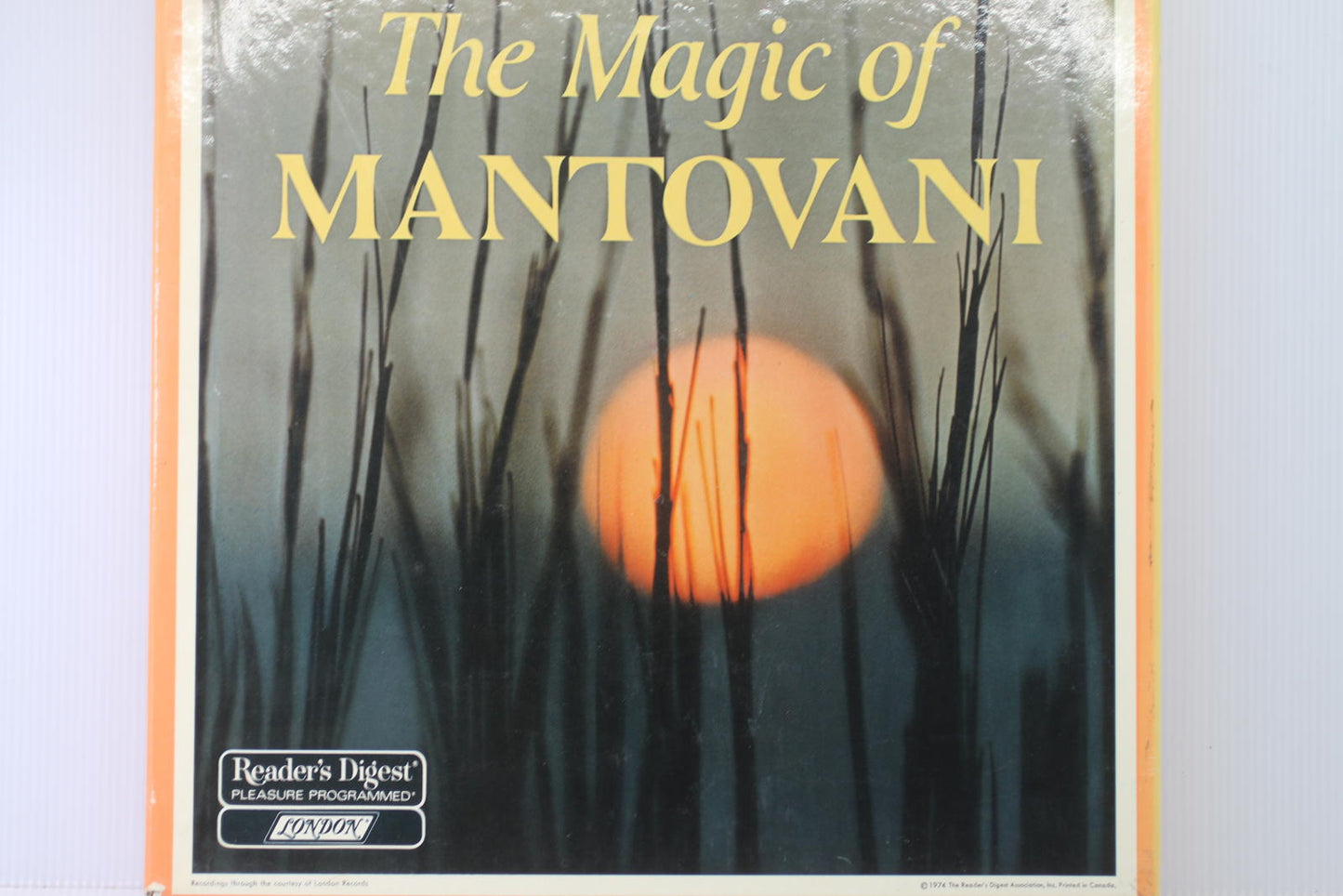 The Magic of Mantovani Vinyl LP Record lot Vynils Album Sélection readers Digest