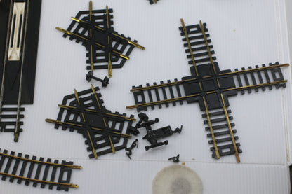 HO Scale Track Lot Tyco Atlas Model Train Railroad Pieces Switches & more