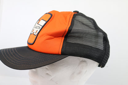 Carlton cap vintage avon sportswear 1-sizer Trucket orange & black cap