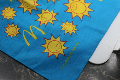Vintage McDonald's Handkerchief, Scarf, Bandanas 2003 Advertising Set