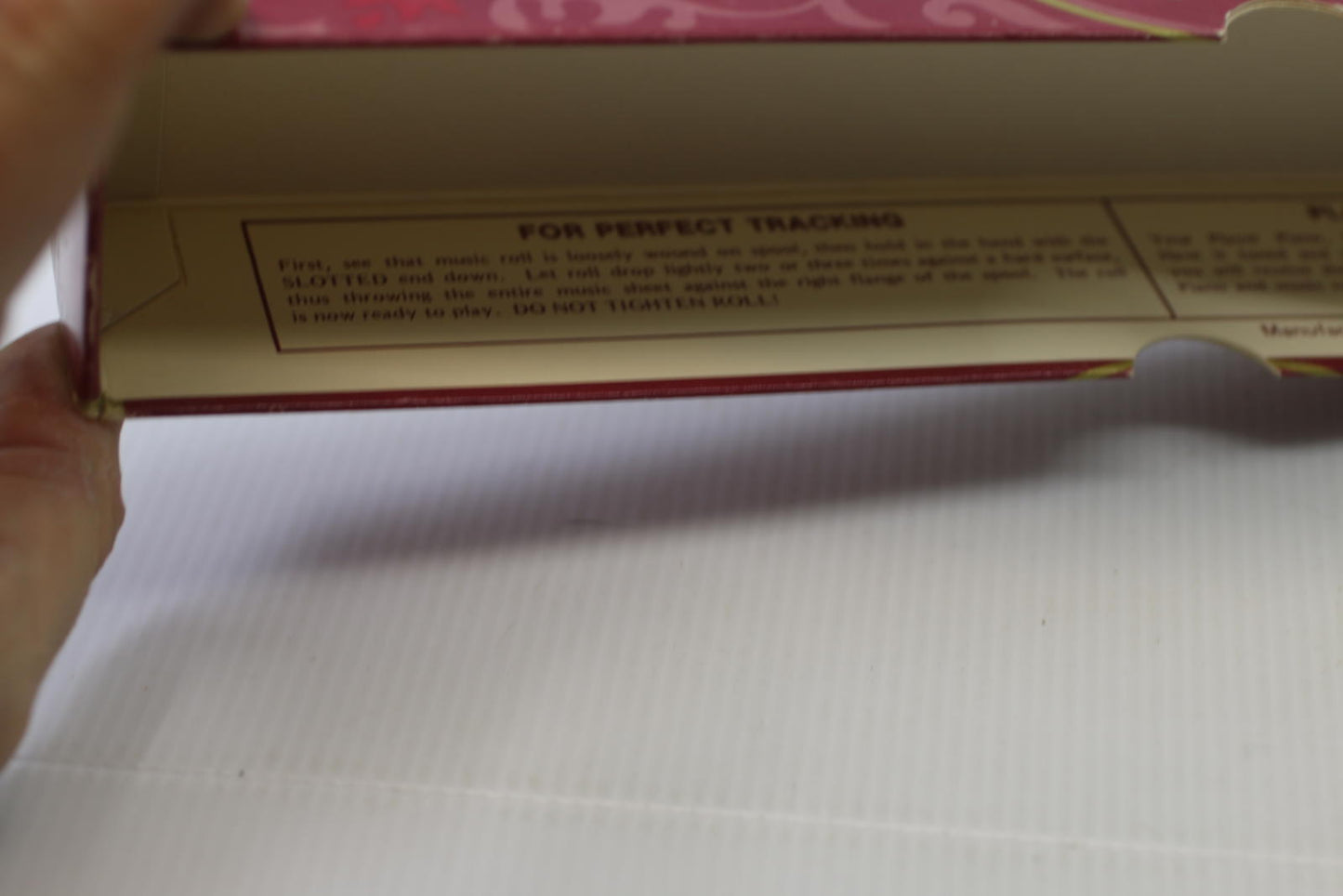 Vintage QRS Player Piano Roll 9330 You'll Never Know w Original Box