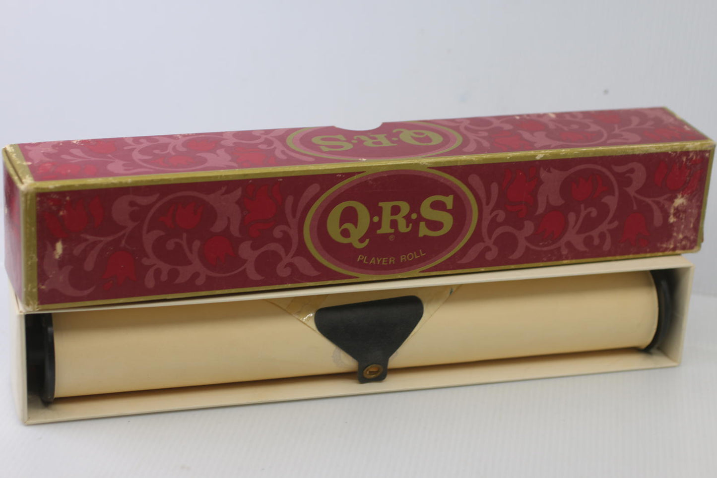 Vintage QRS Player Piano Roll 9634 Let A Smile Be Your Umbrella Box