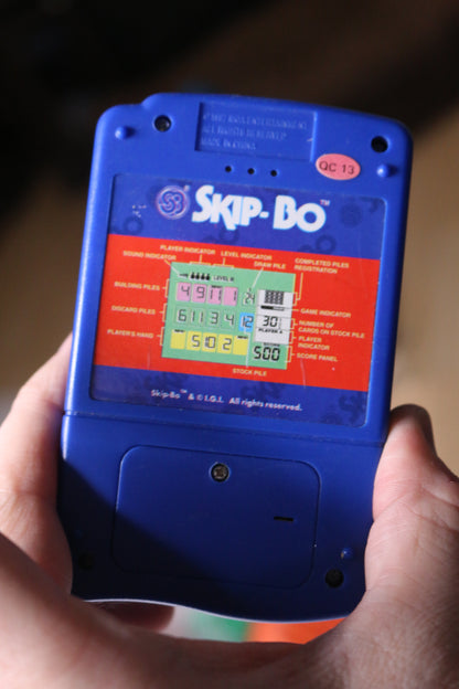 Skip-Bo Electronic Handheld Game Mga 1997 Vintage