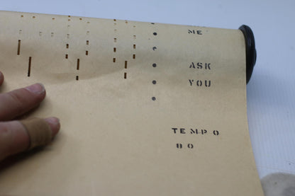 Vintage Q.R.S. Word Roll #2179 – “You Ask Me Why I Love You.”