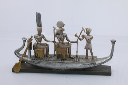 sabre egyptian egypt boat Horus Sitting w/ Solar Disc Veronese statue Collection