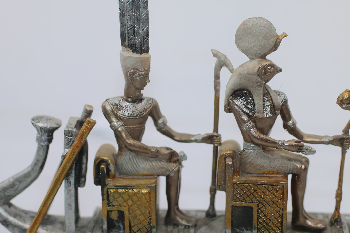 sabre egyptian egypt boat Horus Sitting w/ Solar Disc Veronese statue Collection