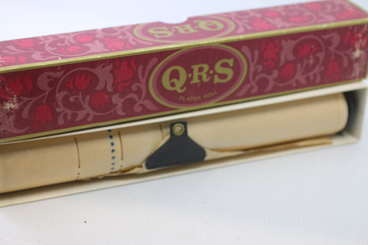 Vintage QRS Player Piano Roll No. 90 Word Roll w Original Box