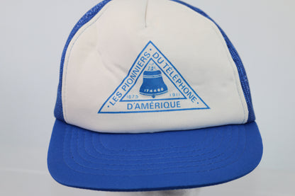 Vintage Trucker Hat Cap Snap Back Les pionniers du téléphone D'amérique