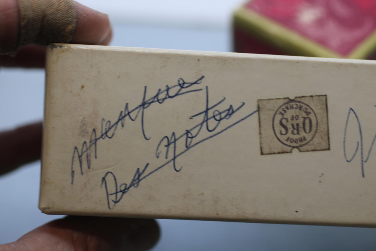 Vintage QRS Player Piano Roll No. 90 Word Roll w Original Box