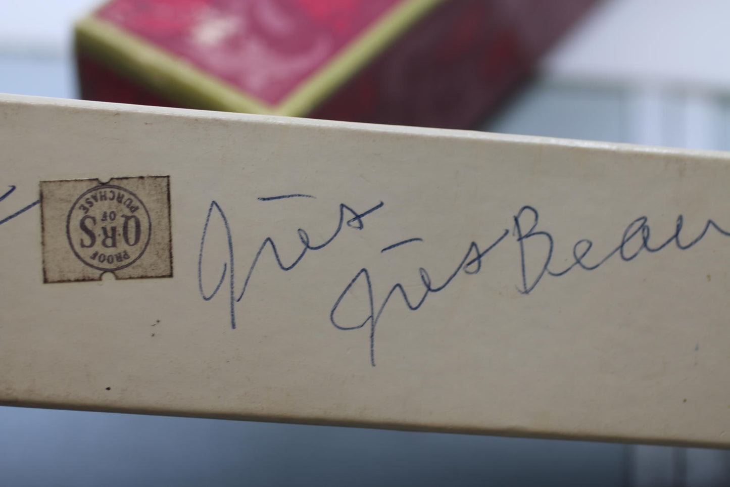 Vintage QRS Player Piano Roll No. 90 Word Roll w Original Box