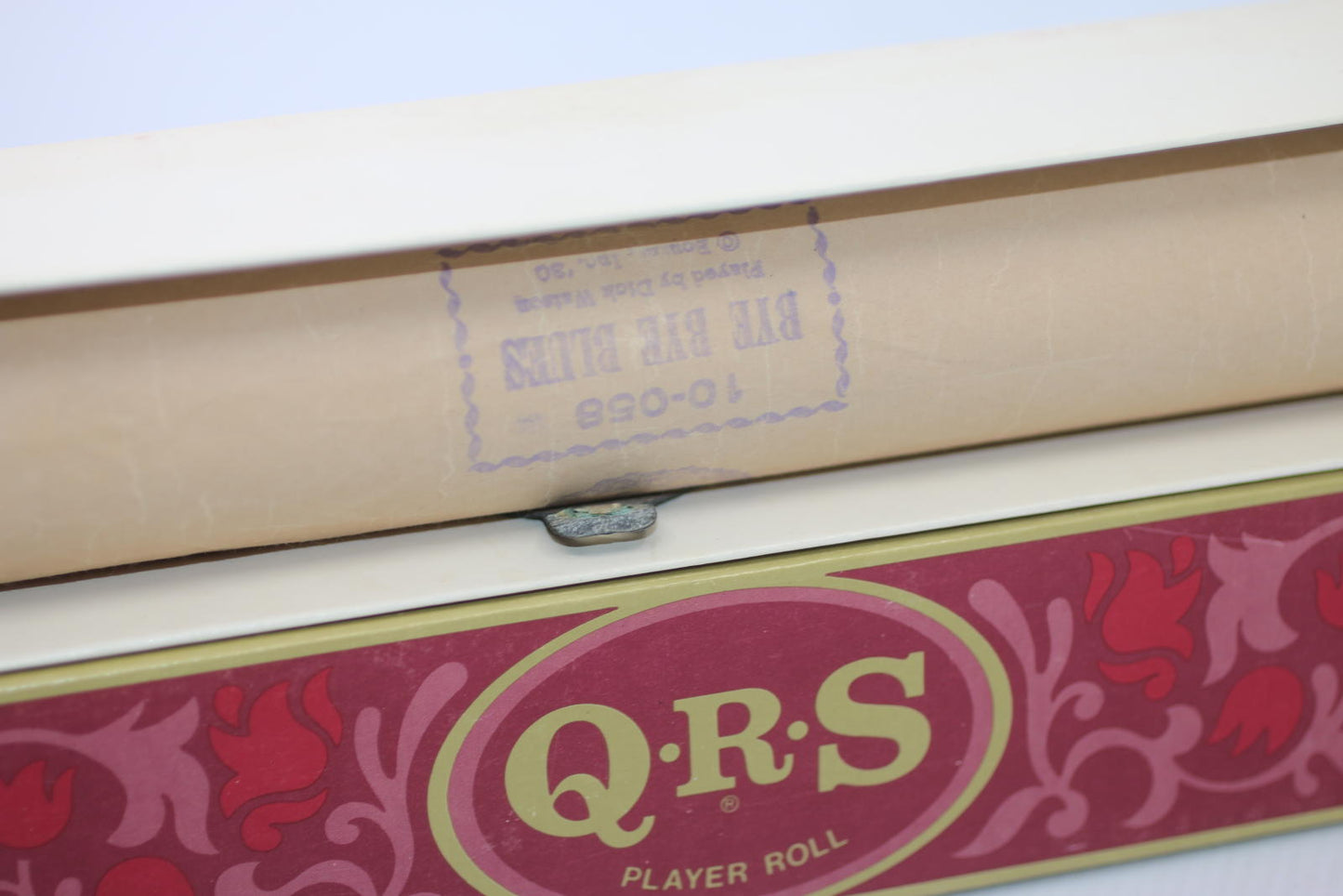 Vintage QRS Player Piano Roll 10-058 Bye Bye Blues Dick Watson 1930 w Box